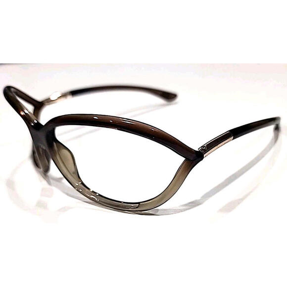 Tom Ford Accessories - Tom Ford TF8 38F No Lenses Brown Butterfly Wrap Sunglasses Frame 61-16 120